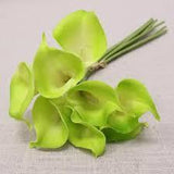 Real touch calla lily Medium wedding decor (Green)-SB113GR