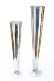 MERCURY Rose GOLD 16" PILSNER TRUMPET CONE VASE