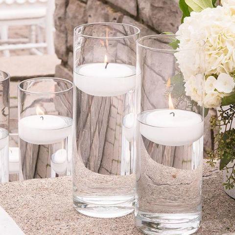 Clear Cylinder Vase 10"Hx4"D -MM - Richview Glass Wedding Supplies