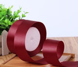 Satin ribbon roll( 3.8-4 cm/1.5" wide) (Hot pink)-C8D13AC7