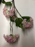 Snow ball viburnum pink flower Artificial Filler Flower