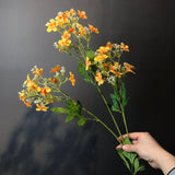 Orange star flower Artificial Filler Flower