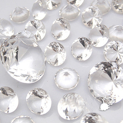 4cm Acrylic Diamond Decoration (10 pcs) - Richview Glass Wedding Supplies