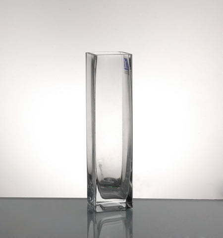 2"x2"x7"H Bud square Vase Small vase wedding centerpiece - Richview Glass Wedding Supplies