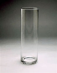 Cylinder Vase 16”H x 5“W - Richview Glass Wedding Supplies