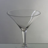 Martini Vase 10" Clear Glass Margarita - Richview Glass Wedding Supplies