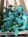 Artificial long stem green Bodhi leaf greenery - Richview Glass Wedding Supplies