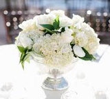 Glass Bowl Pedestal Vase 7"H X 10"W wedding centerpiece - Richview Glass Wedding Supplies