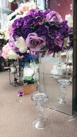Wedding Table Centrepiece 21” Reversible Elegant Montessa Vase - MV1106