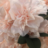 Artificial Silk artificial  Dahlia (blush) - Richview Glass Wedding Supplies