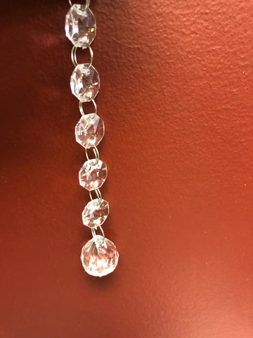 Acrylic Droplet Garland - Richview Glass Wedding Supplies