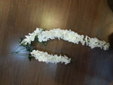 Artificial wisteria wedding decor Cream - Richview Glass Wedding Supplies