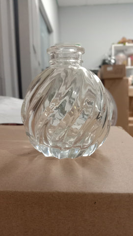 3" Spiral bud vase