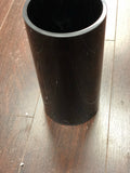 Black 8"H X 4"W CYLINDER VASE - Richview Glass Wedding Supplies