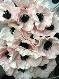 Poppy Black eye Susan bunch 6/bunch PU Material Floramatique Real Touch (Light Pink)-SB221LP