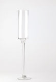 16” 20” &24” Candleholder set of 3 glass vase - Richview Glass Wedding Supplies