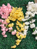 Artificial Cherry Blossom Hanging pink wedding decoration silk fake flower - Richview Glass Wedding Supplies