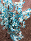 Artificial Cherry Blossom Sakura Blue wedding decoration silk fake flower - Richview Glass Wedding Supplies