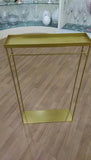 Long Gold Stand Metal new 6”x20”x32”H