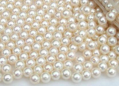 Faux Pearl Ivory or White 10mm beads (Ivory) FAU1-2 - Richview Glass Wedding Supplies