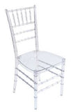Clear Chiavari Chair Bamboo Acrylic