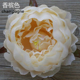 Purple Peony FLOWER ARTIFICIAL FLOWER HEAD WEDDING peonies