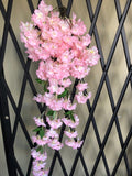 Artificial Cherry Blossom Hanging pink wedding decoration silk fake flower - Richview Glass Wedding Supplies