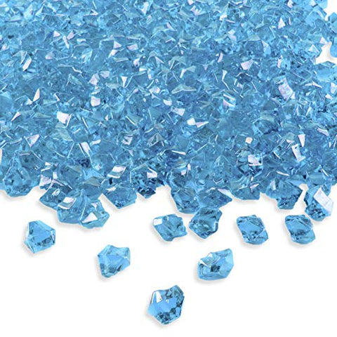 Acrylic crystal Vase filler Blue - Richview Glass Wedding Supplies