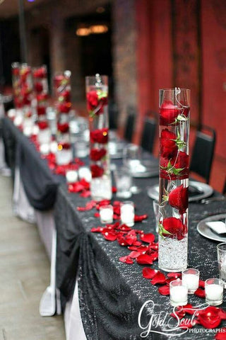 Cylinder Vase 22"x4" DIY Wedding Supply - Richview Glass Wedding Supplies