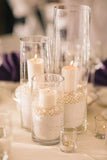 3/set Cylinder Vase 8"x4",14"x4",20"x4" DIY Wedding Supply - Richview Glass Wedding Supplies