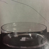10"Dx4“H Cylinder Round glass low vase - x410-8 - Richview Glass Wedding Supplies