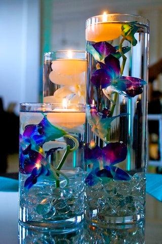 3/set Cylinder Vase 16"x4"/12"x4"/8"x4" DIY Wedding Supply - Richview Glass Wedding Supplies