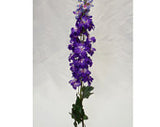 Artificial Silk flower Delphinium (dark purple)- DEL1 - Richview Glass Wedding Supplies
