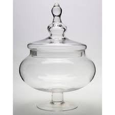 Apothecary Jar 16" Glass Vase - Richview Glass Wedding Supplies