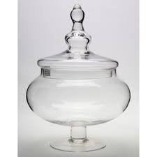 Apothecary Jar 16" Glass Vase - Richview Glass Wedding Supplies