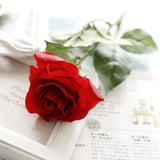 Moist Touch Real Touch Rose Artificial Flower Single Stem Rose - Richview Glass Wedding Supplies