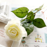 Moist Touch Real Touch Rose Artificial Flower Single Stem Rose - Richview Glass Wedding Supplies