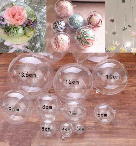 Plastic Ball 4cm/1.5” Round Planter Bubble Ceiling Ball Terrarium