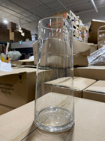 Tapered Cylinder Vase 10"x3”D