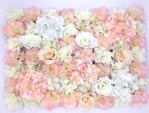 Artificial Flower Panels for Wall Backdrop 12Pack - Floral Décor Artificial Flower Panels for Wall Backdrop 12Pack - Floral Décor
