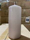 Sandstone Pillar Candle wedding decor 2.25"x6" H