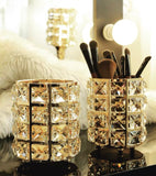 Crystal candleholder (gold)