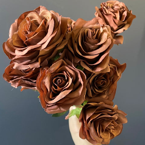 9 head Chocolate Rose