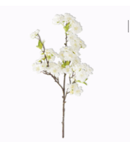 New Real looking Cherry Blossom White