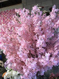 2.5 meter Tall Faux Cherry Blossom Tree (wide) with artificial flower pink