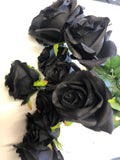 Black Rose Bunch 10 head/bunch