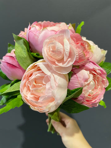 Mixed Bouquet Hot Pink assorted flowers