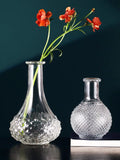 Large Crystal vintage Bud vase 7.8” H wedding centerpiece
