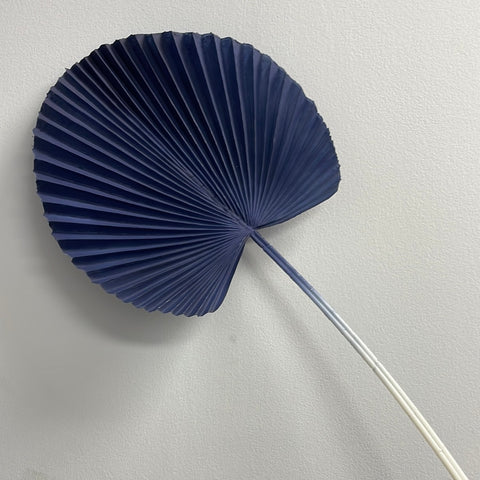 Navy Blue Fan plastic LEAF ARTIFICIAL GREENERY