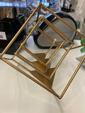 Cube Stand Gold set of 3 Geometric 5” 3.5” and 3”